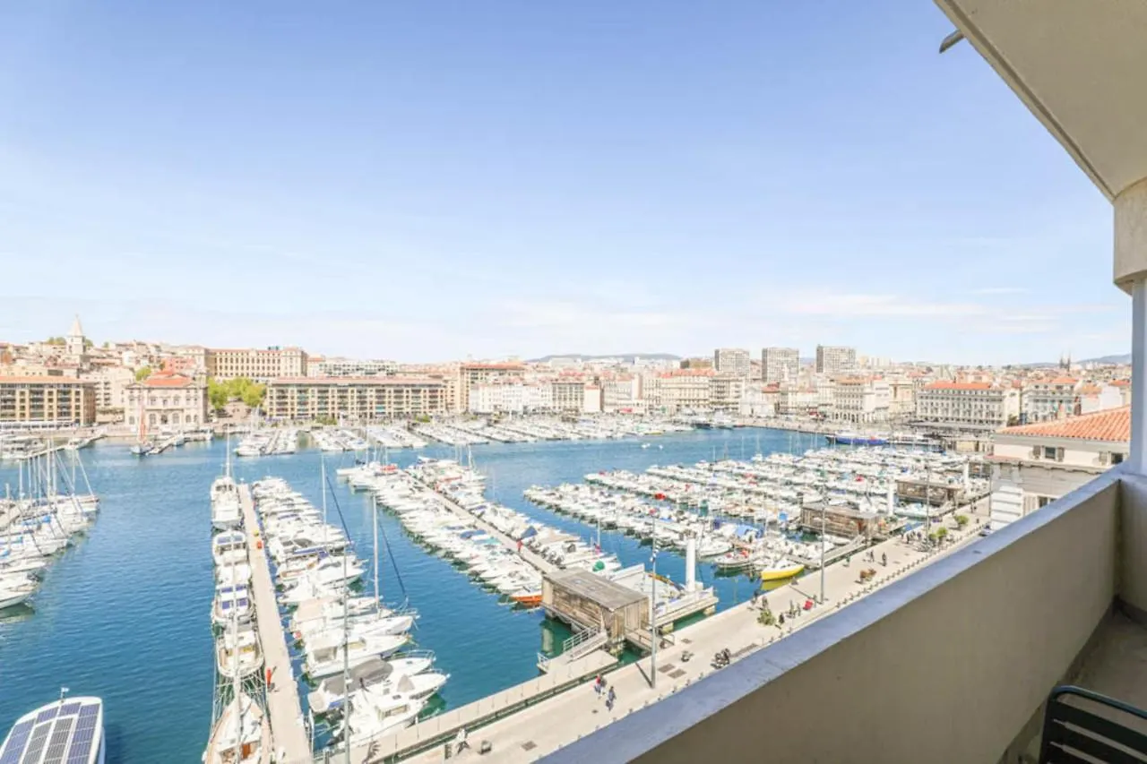 Vieux-Port - Vue Exceptionnelle - 3 Ch Et Clim Apartment Marseille 0*,  France