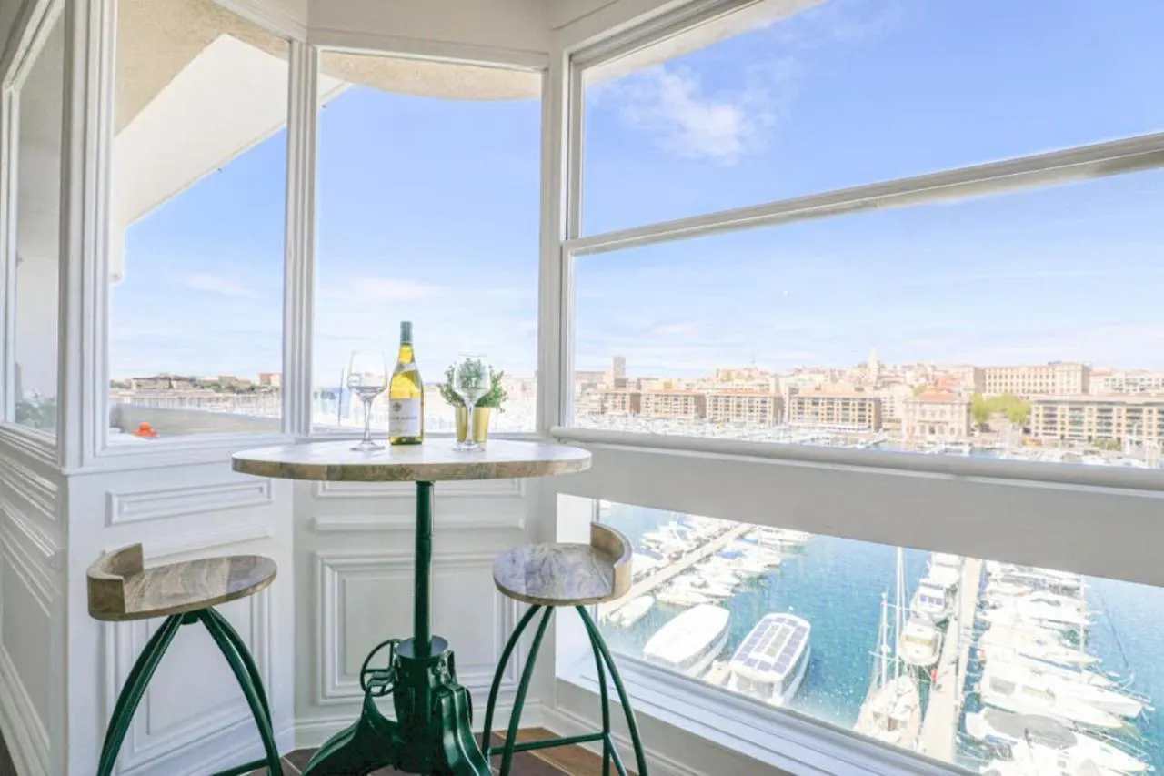Vieux-Port - Vue Exceptionnelle - 3 Ch Et Clim Apartment Marseille